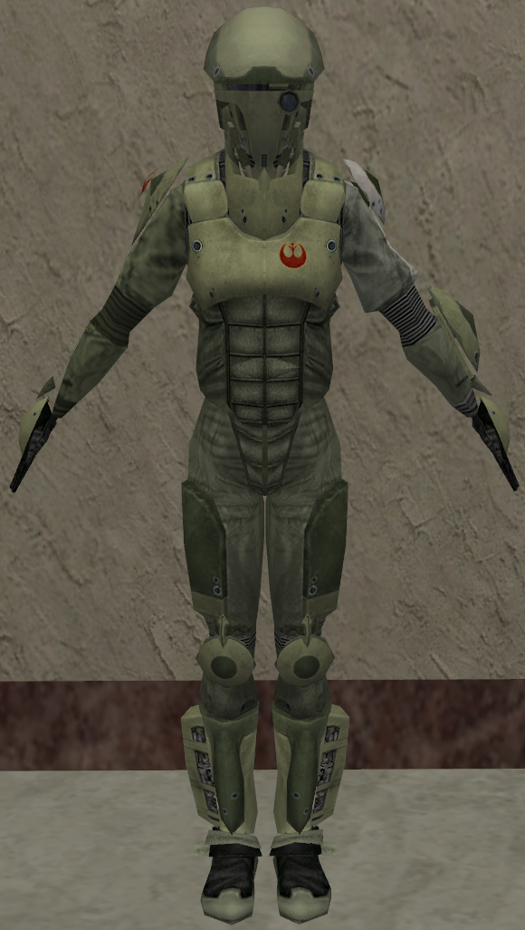 Rebel assault armor appearance in Common Appearance