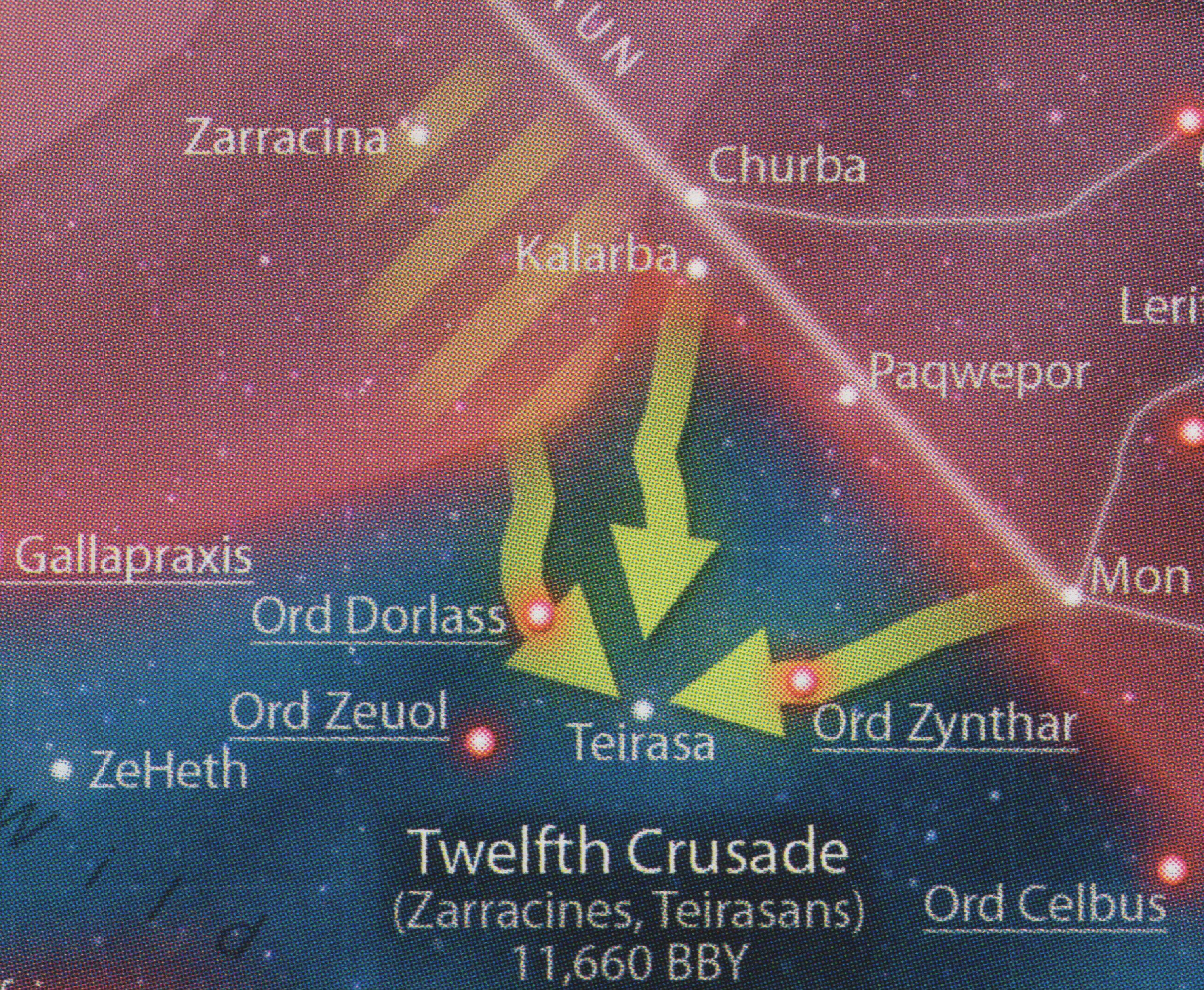 The bombardment of Zarracina III occurred as part of the Twelfth Pius Dea Crusade.