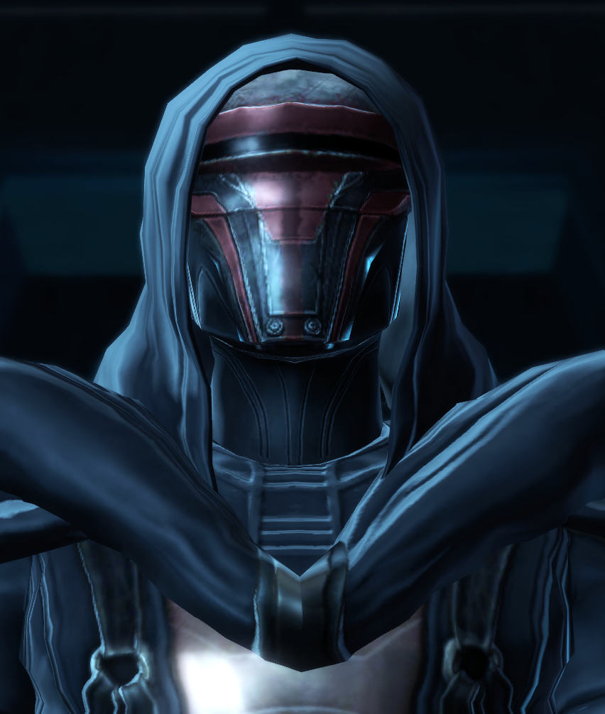 Revan wearing the mask 300 years later during the Cold War