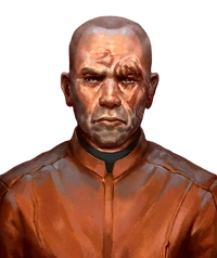 Mugshot of "Rako Hardeen" — in truth, a disguised Obi-Wan Kenobi