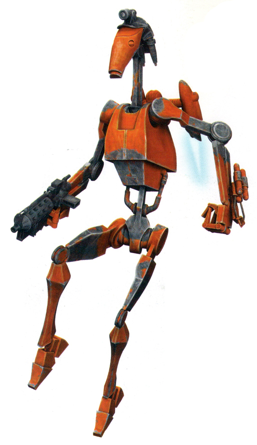 Rocket battle droid appearance in Common Appearance