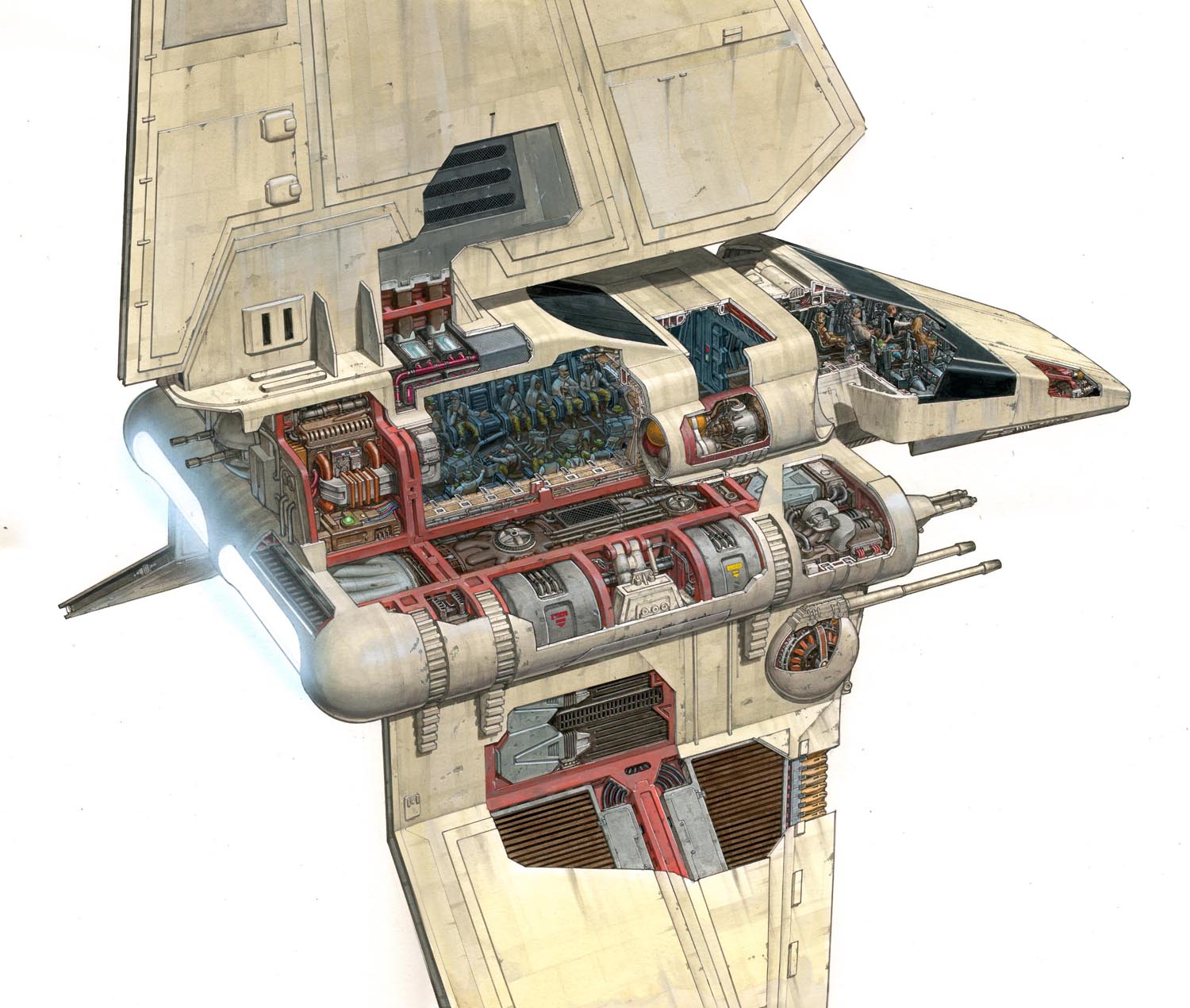 Lambda-class T-4a shuttle | Wookieepedia | Fandom