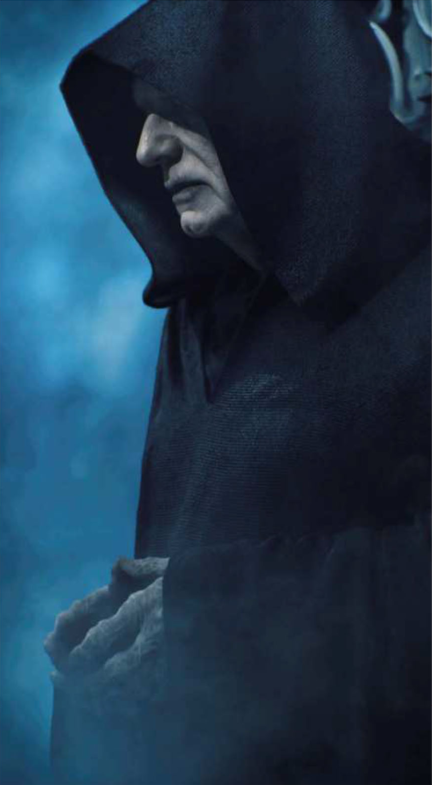 Darth Sidious cheated death by transferring his spirit into a clone of his original body.