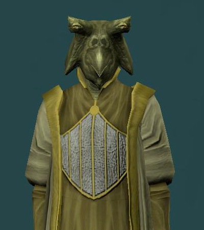 Unused model of Olag Greck for Star Wars Galaxies, depicted as an Ishi Tib