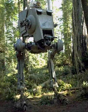 Chewbaccan valtaama AT-ST.