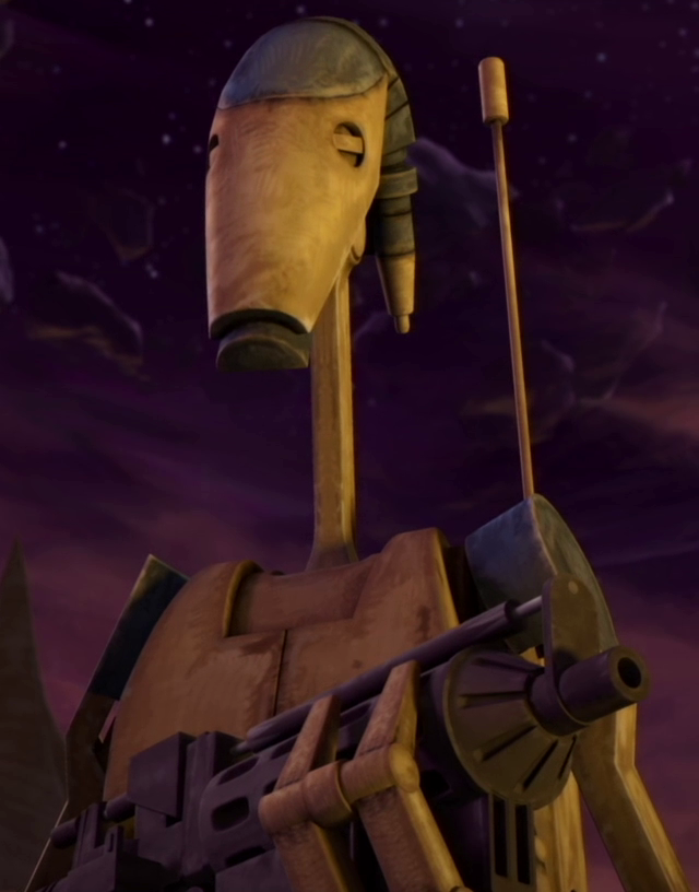 Unidentified B1 battle droid  (R2-D2) appearance in Common Appearance