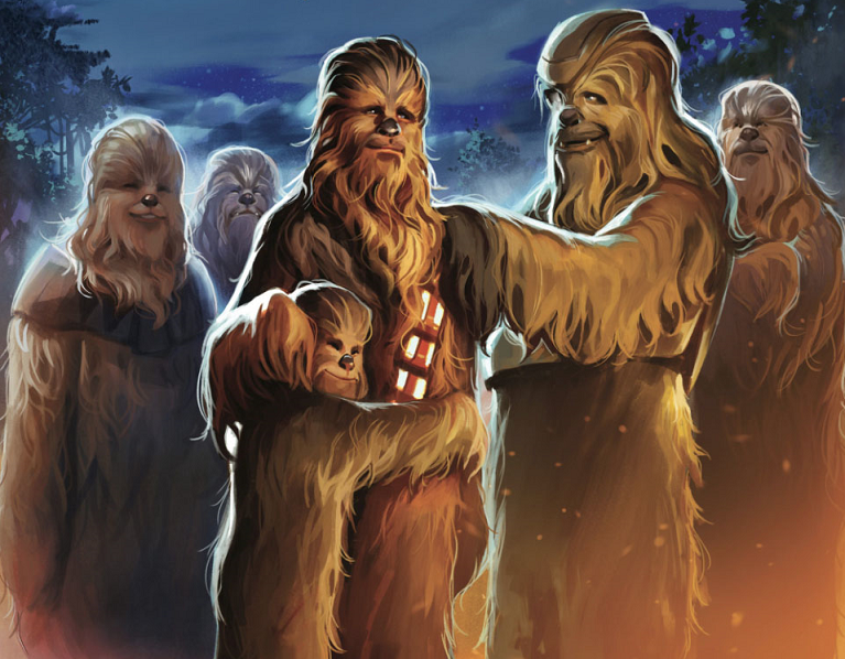 Chewbacca's family appearance in Common Appearance