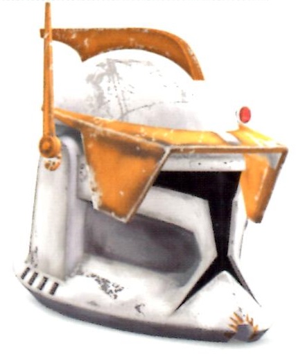 Clone Commander Cody (Cody's helmet pictured) was Kenobi's second-in-command.