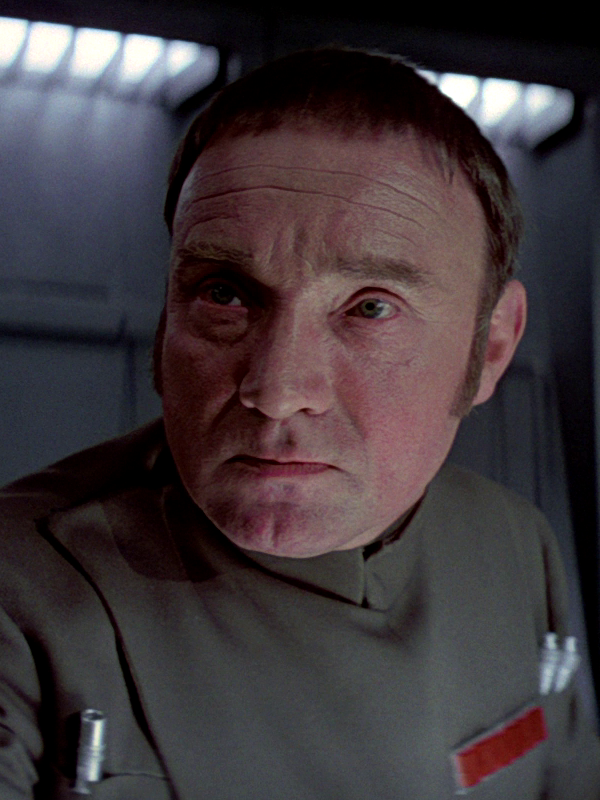 General Cassio Tagge (pictured) encountered Aphra on Dantooine.