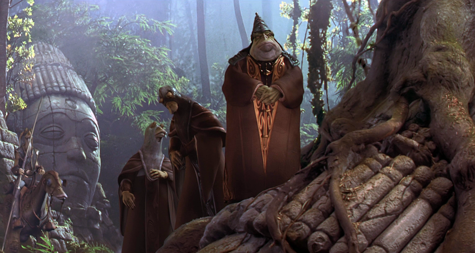 Gungans were the original inhabitants of Naboo prior to the arrival of offworlders.