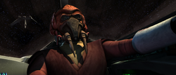 Plo Koon piloting