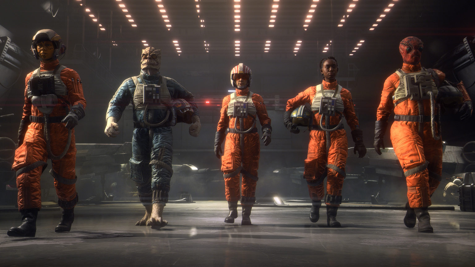 The pilots of Vanguard Squadron.