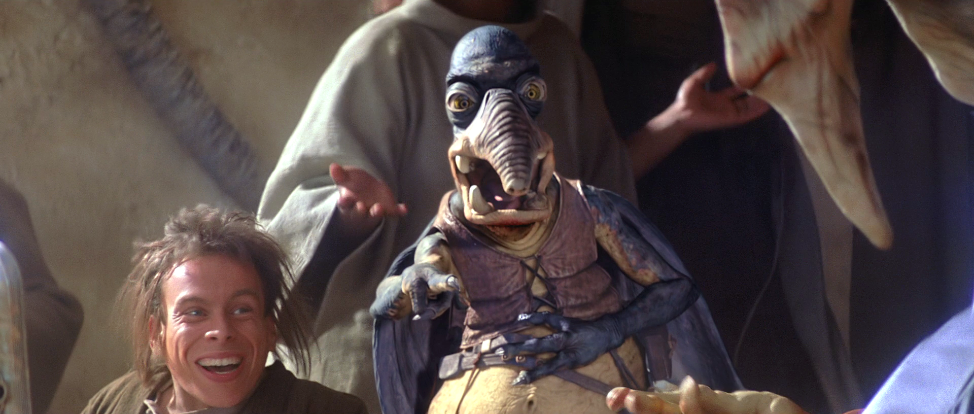 Watto observing the Boonta Eve podracing event