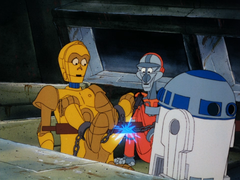 R2-D2 freed Lin-D and C-3PO from forced servitude to Governor Koong.