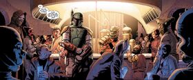 Fett crashes the cantina