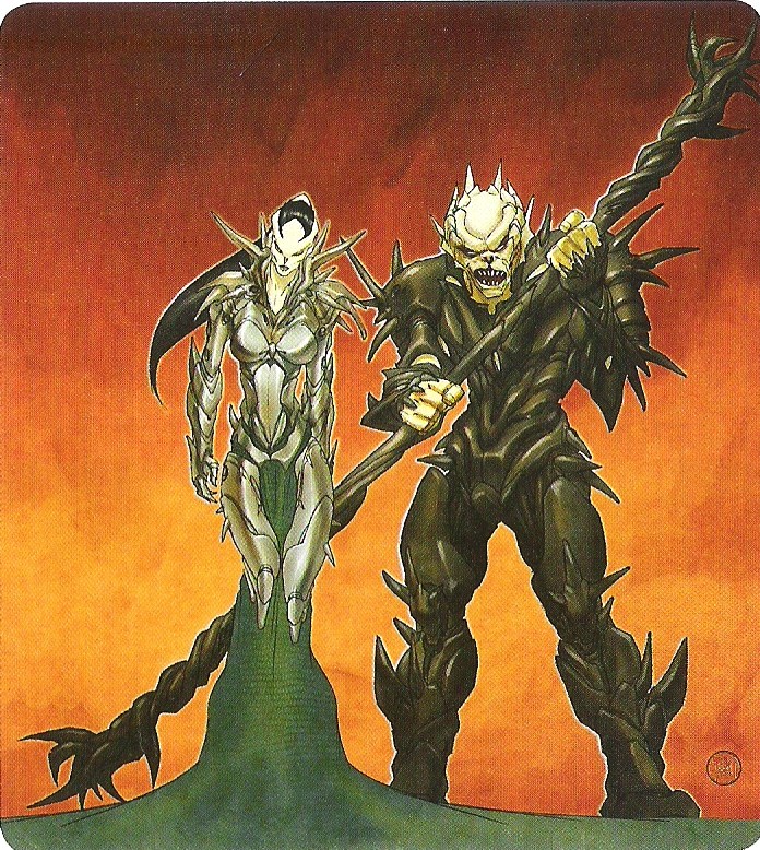 A female and male Yuuzhan Vong