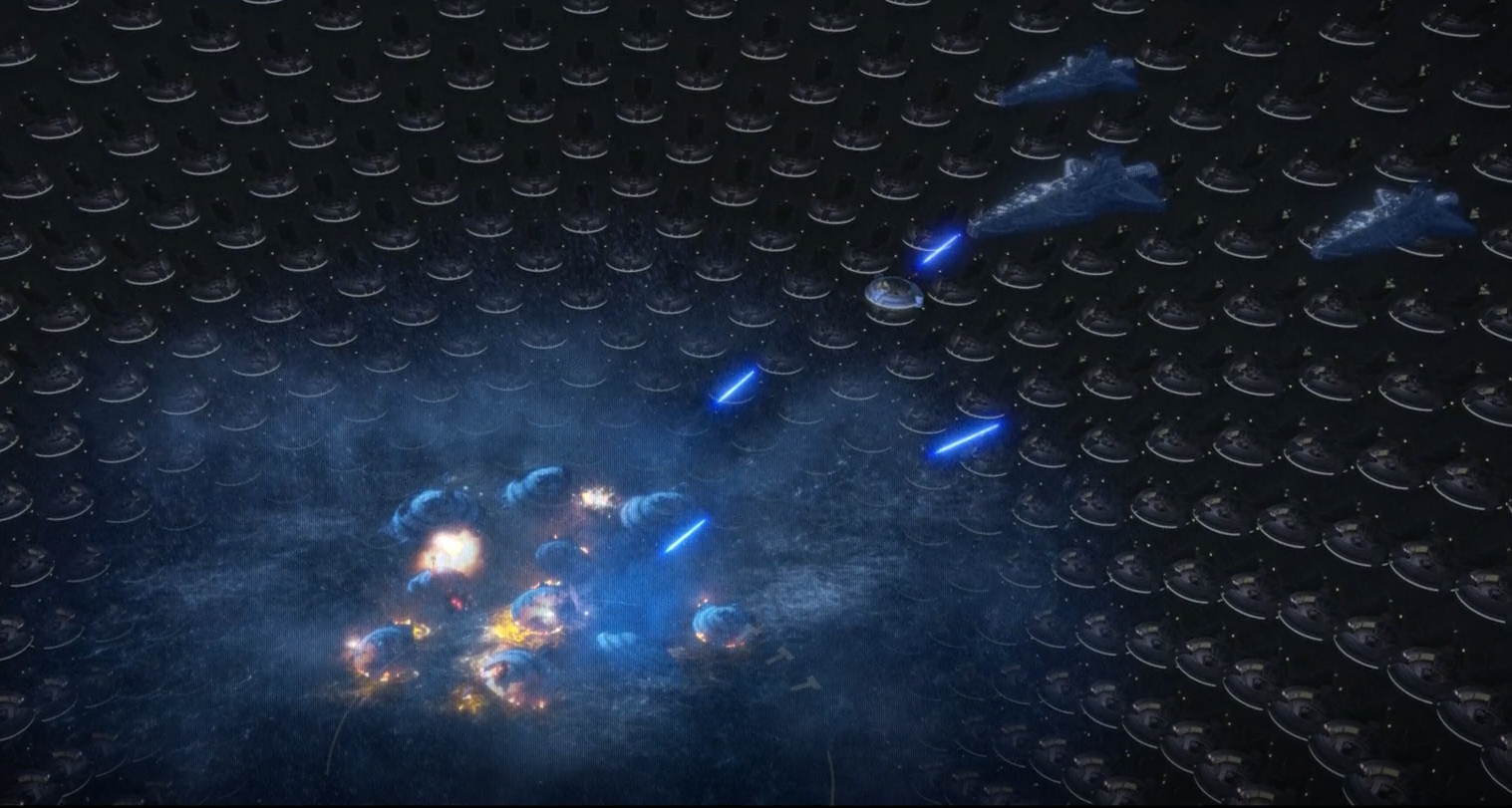 With the Emperor's support, the Imperial Senate voted to pass the recruitment bill after learning that clones destroyed the facilities on Kamino.