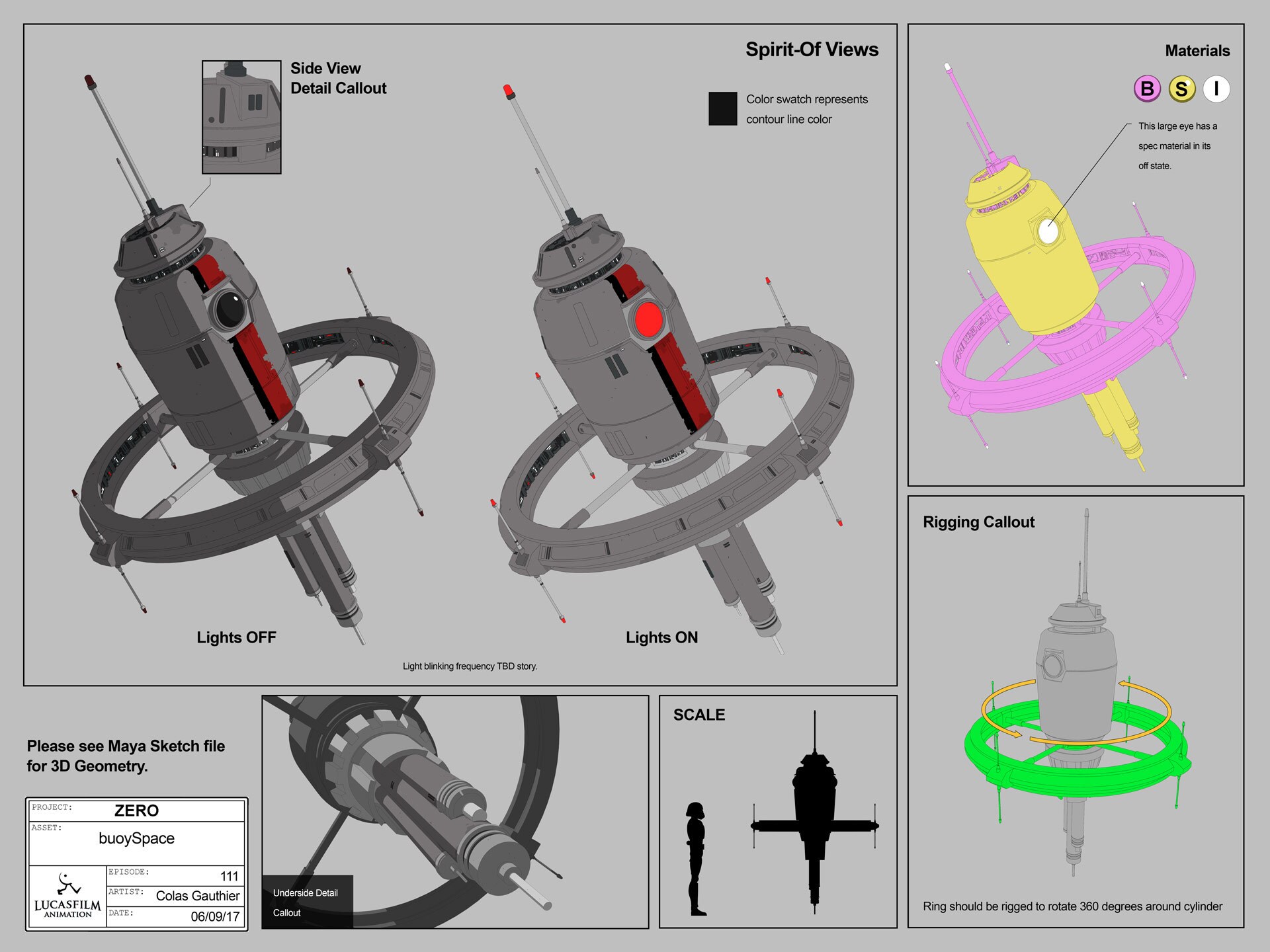 Sensor buoy concept art by Colas Gauthier