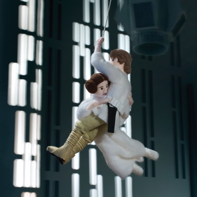 Luke and Leia on the Death Star