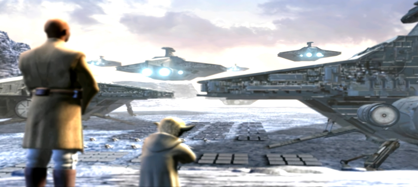 Republic forces on Thule, preparing to depart for the Mirgoshir system