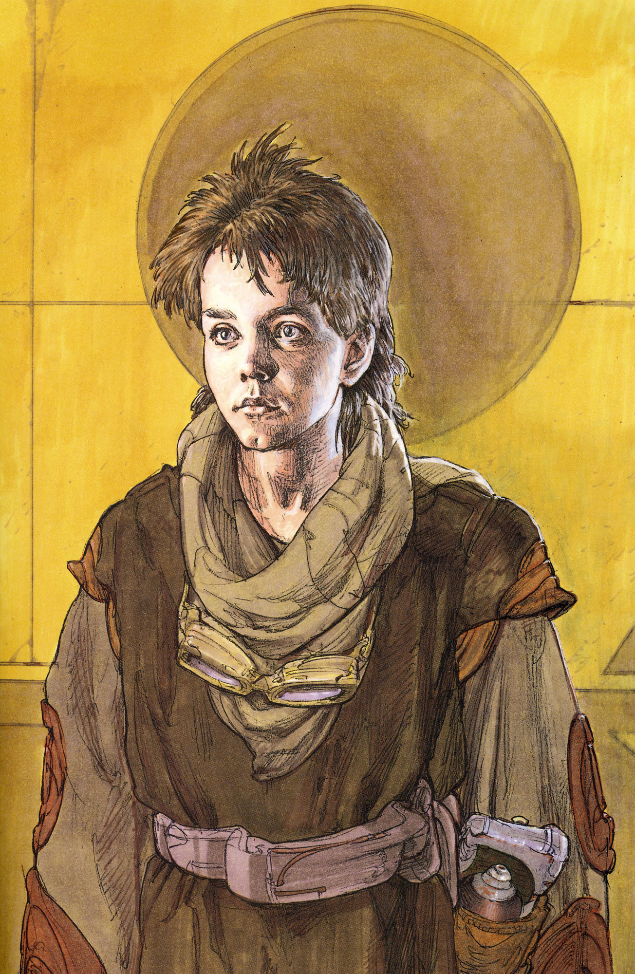 Concept art of Anakin Skywalker as a child