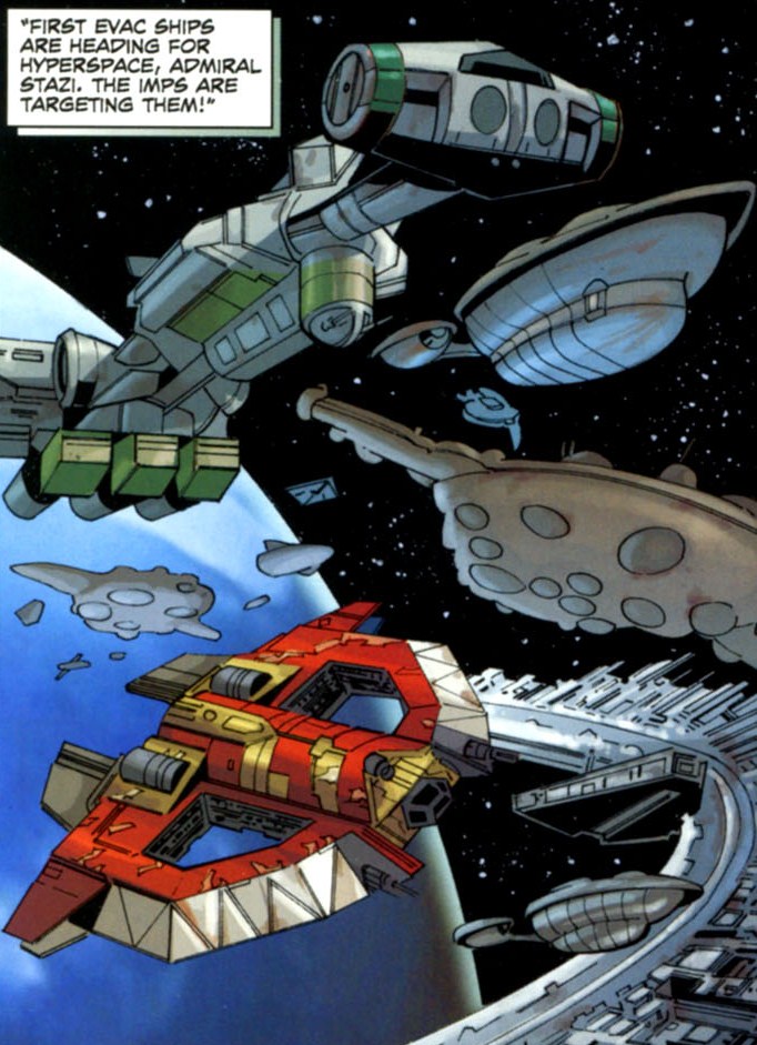 Emergency evac fleet appearance 