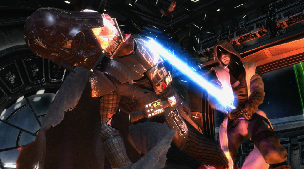 Relying on his speed and agility, Marek countered Vader's strength and ultimately bested his mentor in battle.