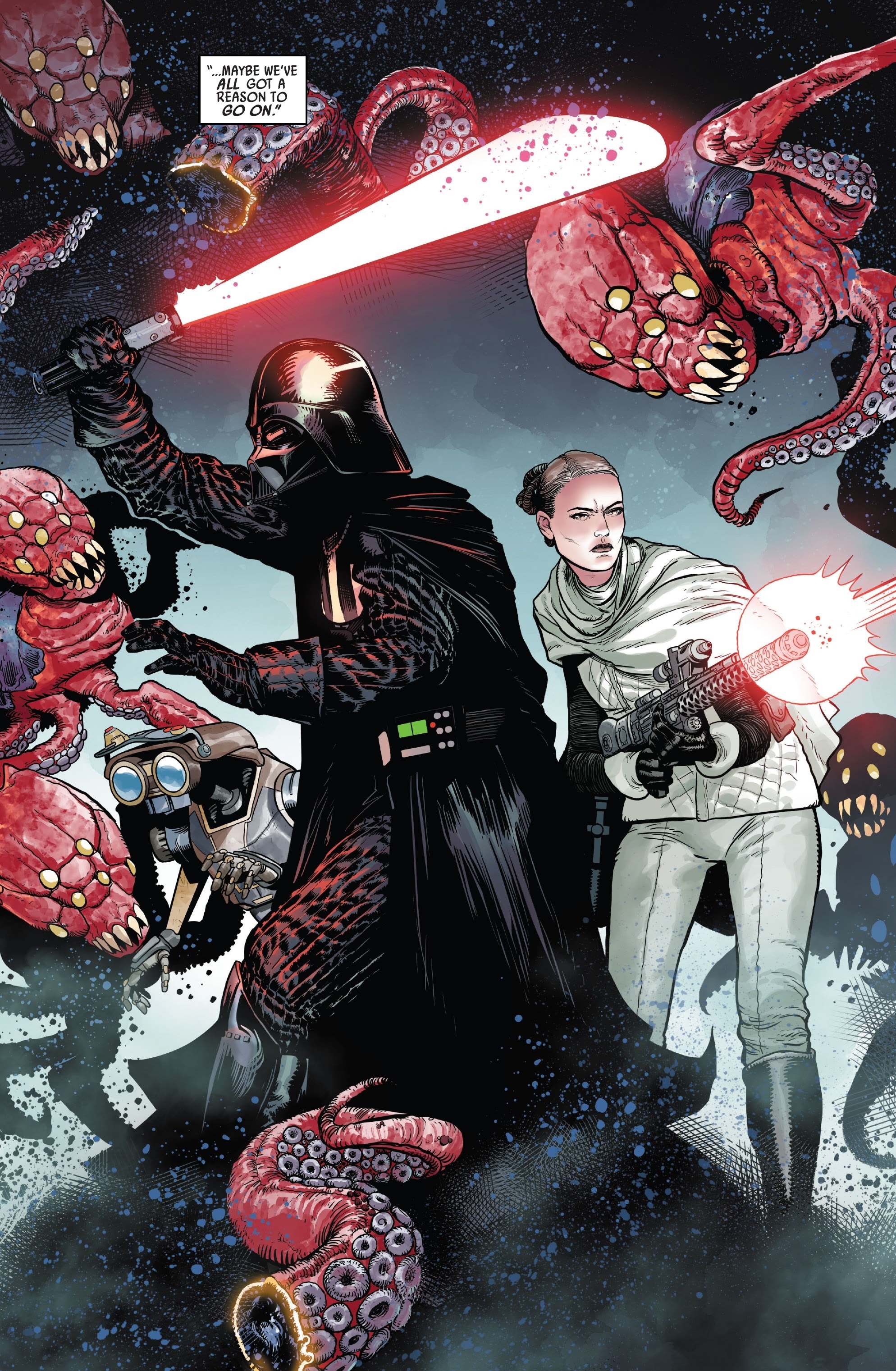 Vader joined forces with Sabé after learning about her quest to avenge Amidala.