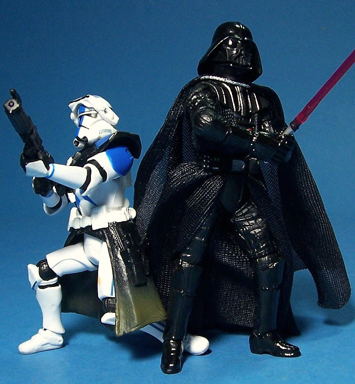 Bow and his commanding officer, Darth Vader