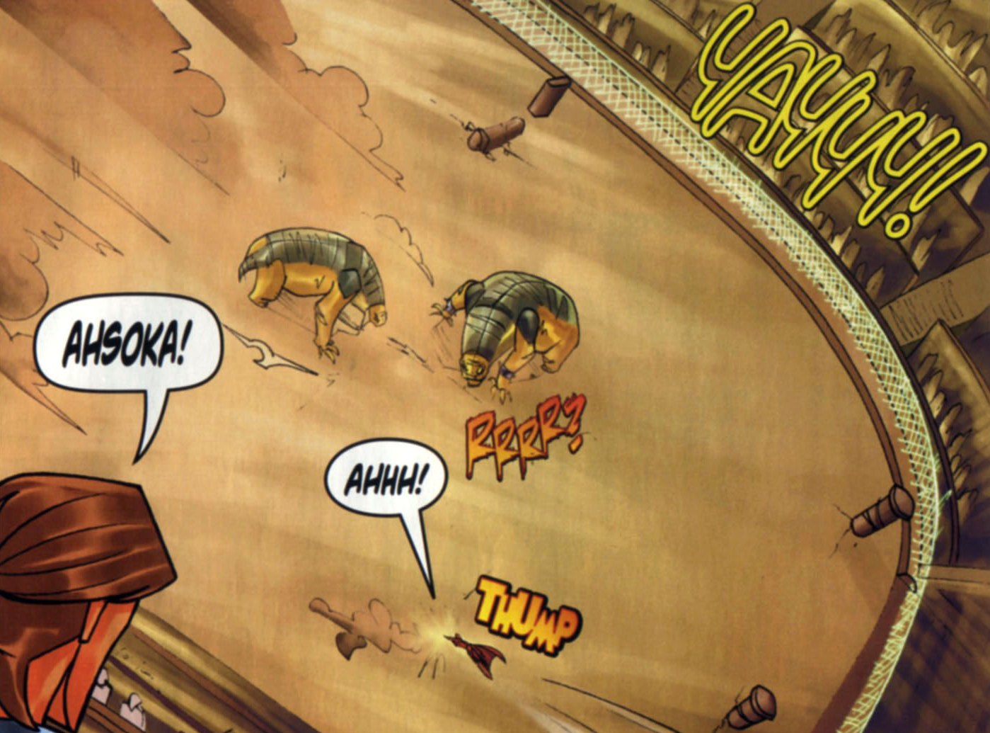 Coruscant gladiatorial arena appearance 