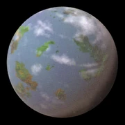 Druckenwell's crowded cities were divided by wide oceans, and almost all of the planet's available land was developed