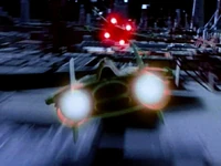 Tycho lentää A-siipistään Endorin taistelun aikana