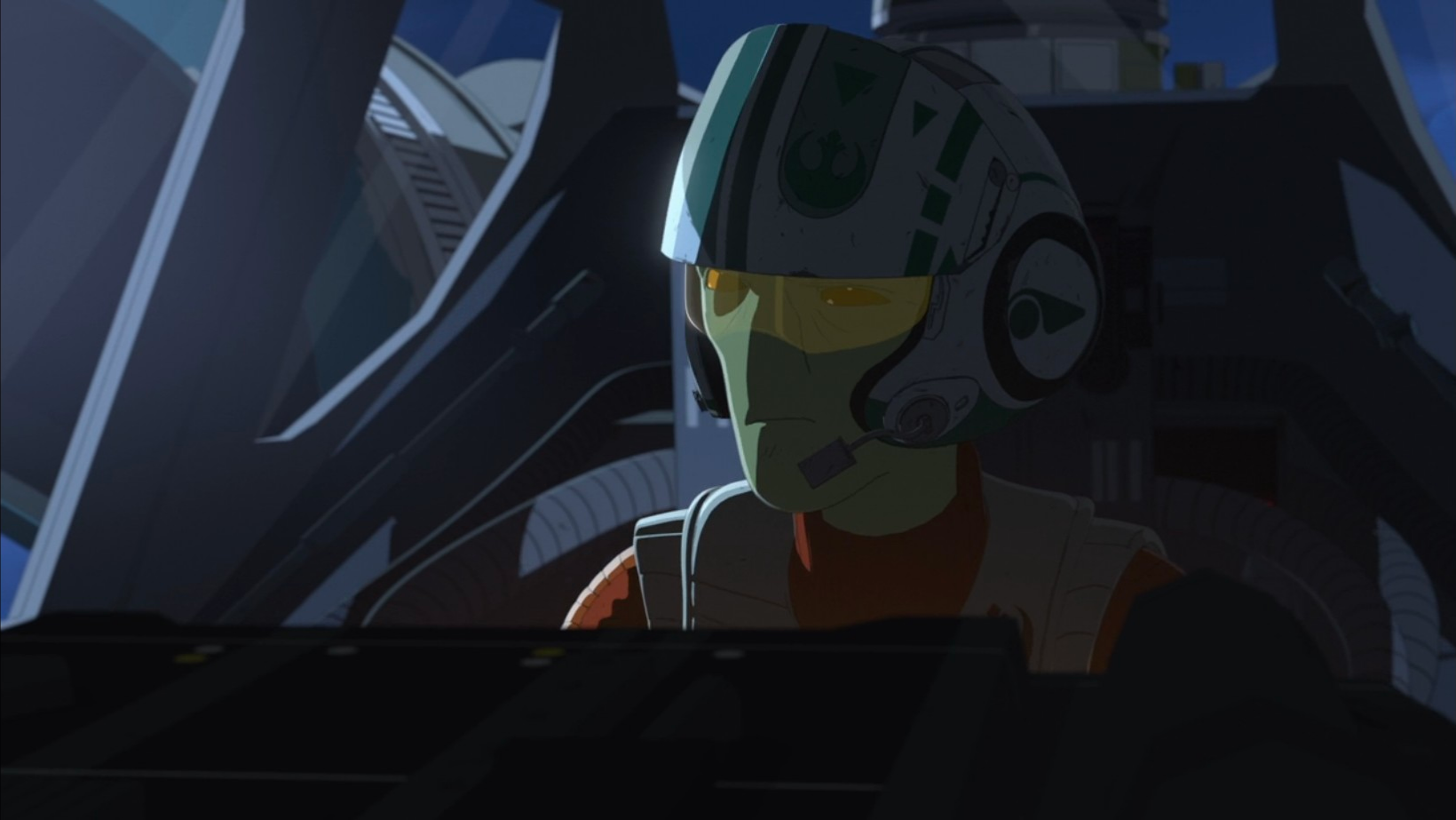 Norath Kev flew alongside Jade Squadron and the Colossus's ace pilots to defend Resistance shuttles over Dantooine.