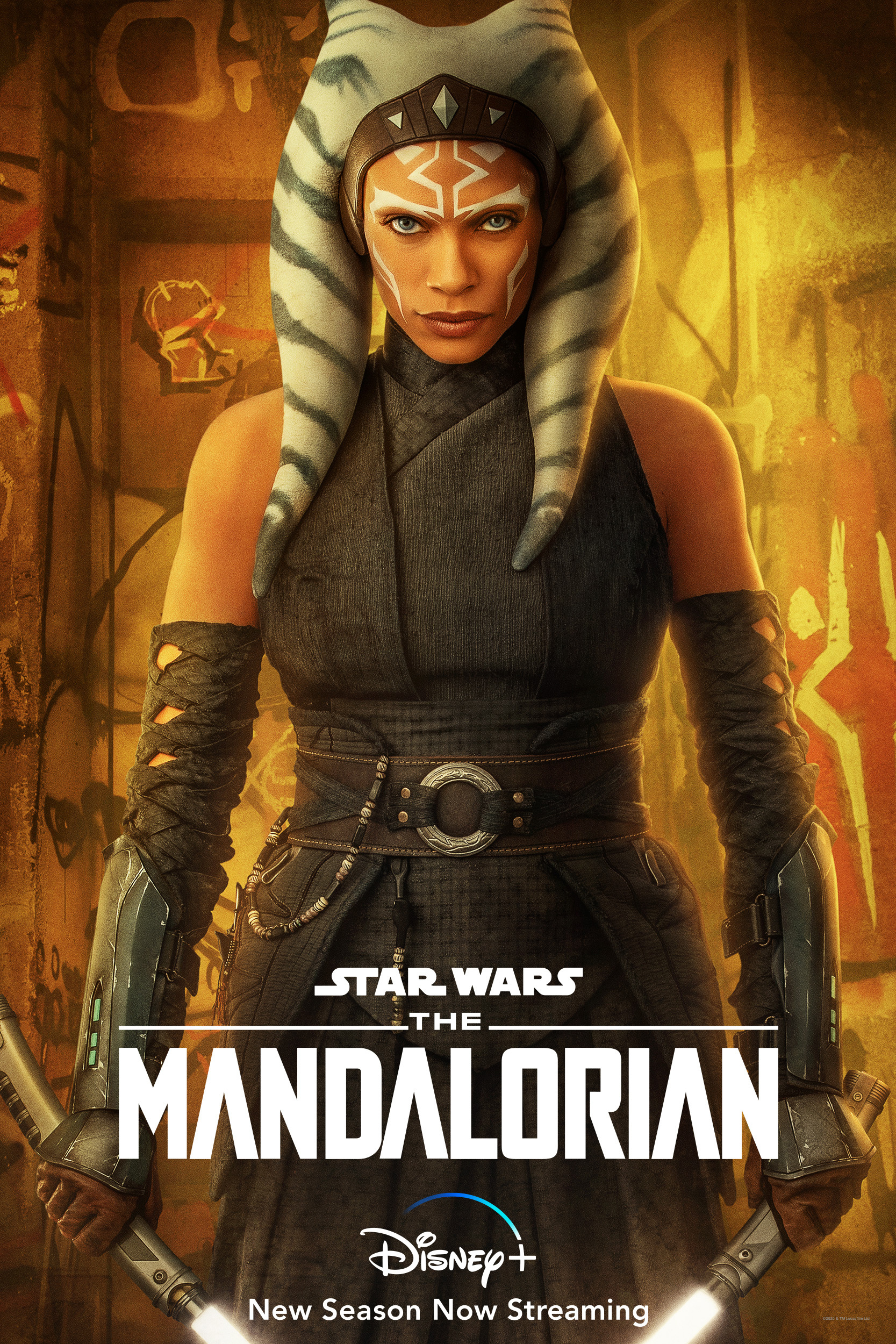 Ahsoka Tano character poster for The Mandalorian