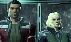 Lana and Theron meet their ally on Manaan.