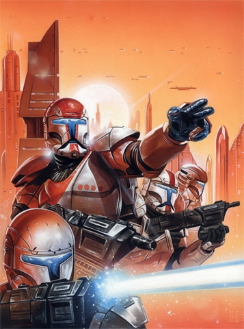 The ATU worked closely with Republic clone commandos.