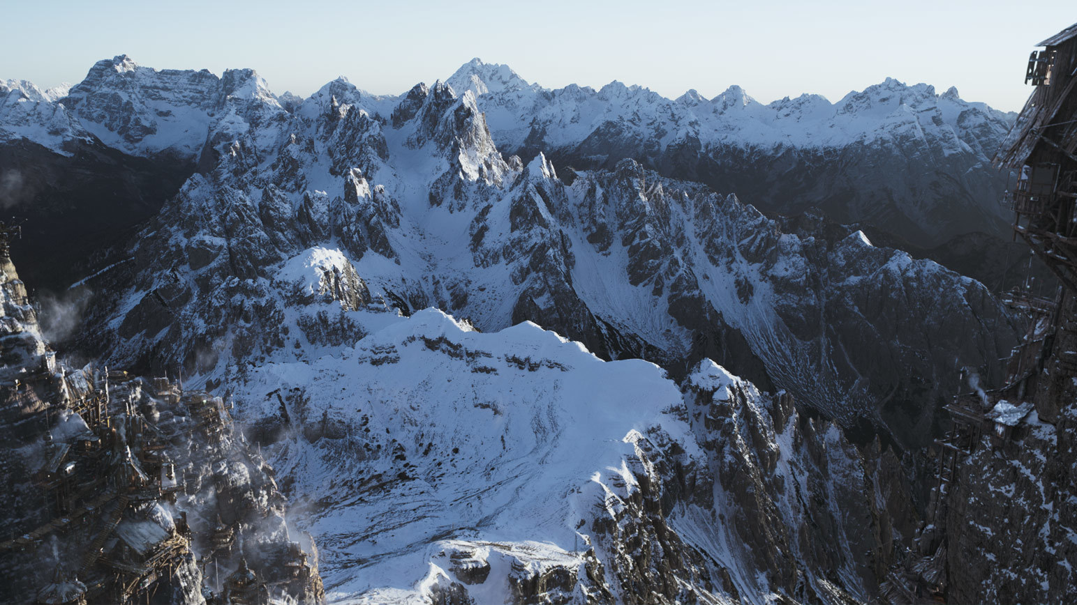 The snowy landscape of Vandor