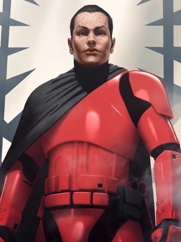 Cardinal, a rival of Phasma within the First Order