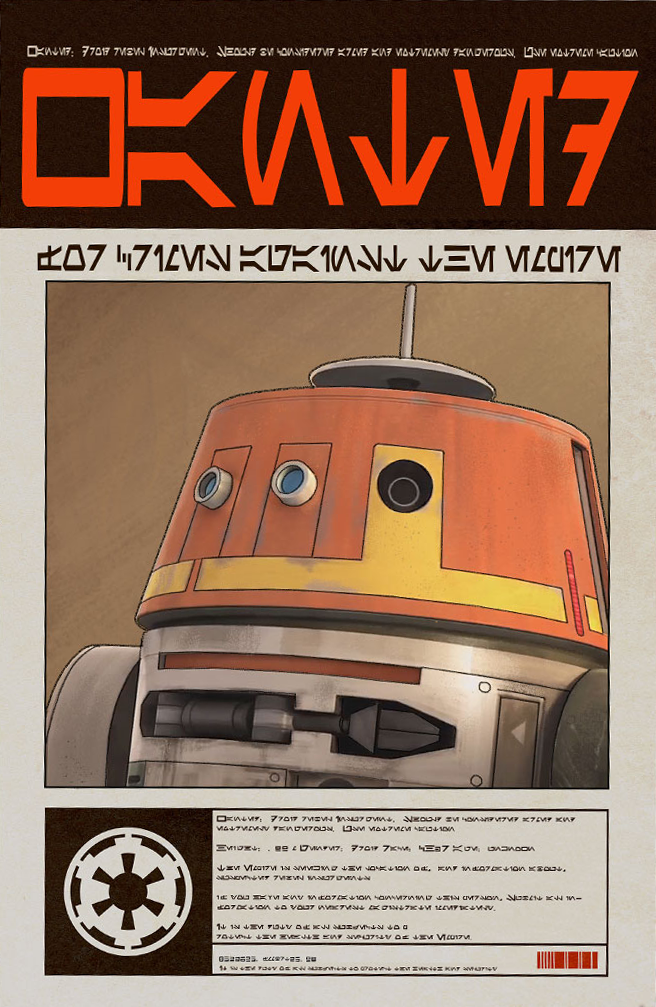 Chopper's Imperial wanted poster