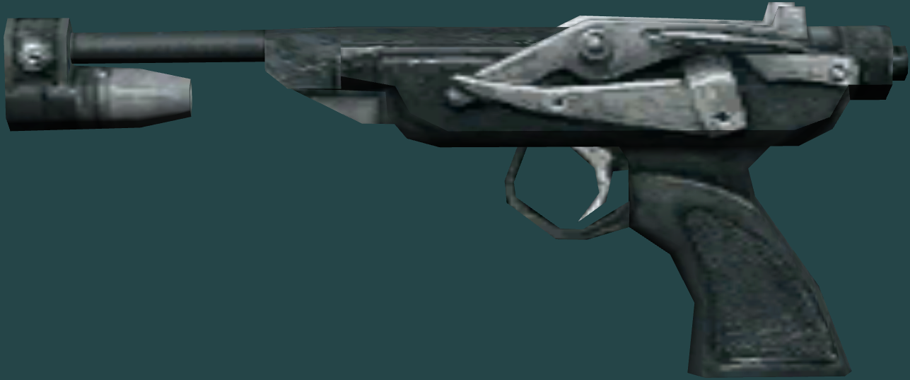 The D-18 Liquidator variant of the DL-18 Blaster Pistol