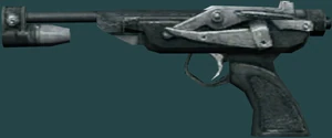 The D-18 Liquidator variant of the DL-18 Blaster Pistol