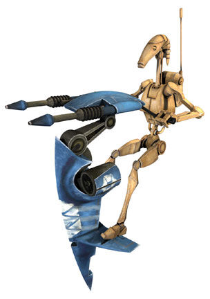 star wars stap and battle droid