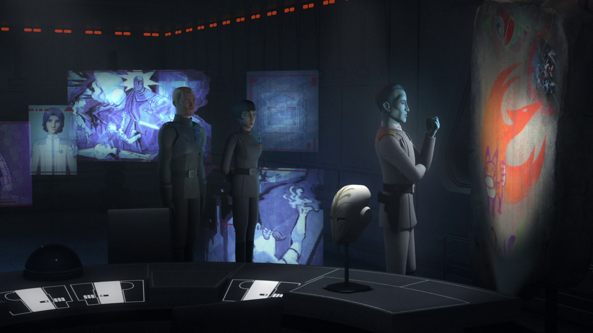 Thrawn's office in the Imperial Complex