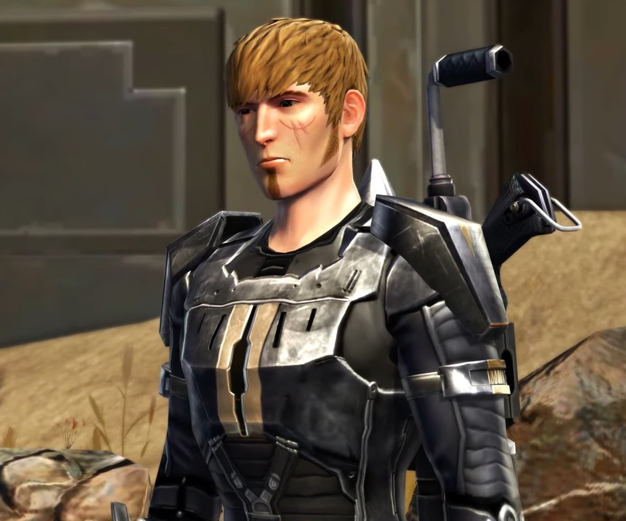 Torian Cadera's new armor during his time at Mandalore's side.