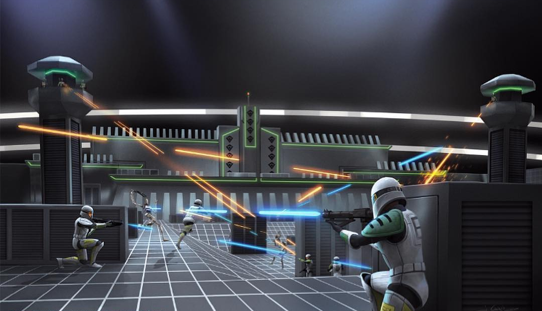 Clone troopers were rigorously trained on Kamino to become the elite soldiers of the Galactic Republic.