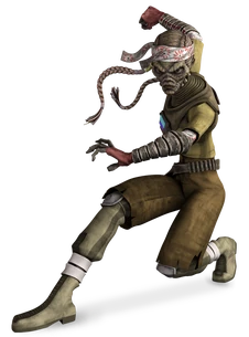 Kiera Swan,una cacciatrice di taglie Weequay.