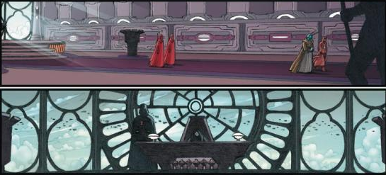 Imperial throne room  (Emperor Palpatine Surgical Reconstruction Center) appearance in Common Appearance