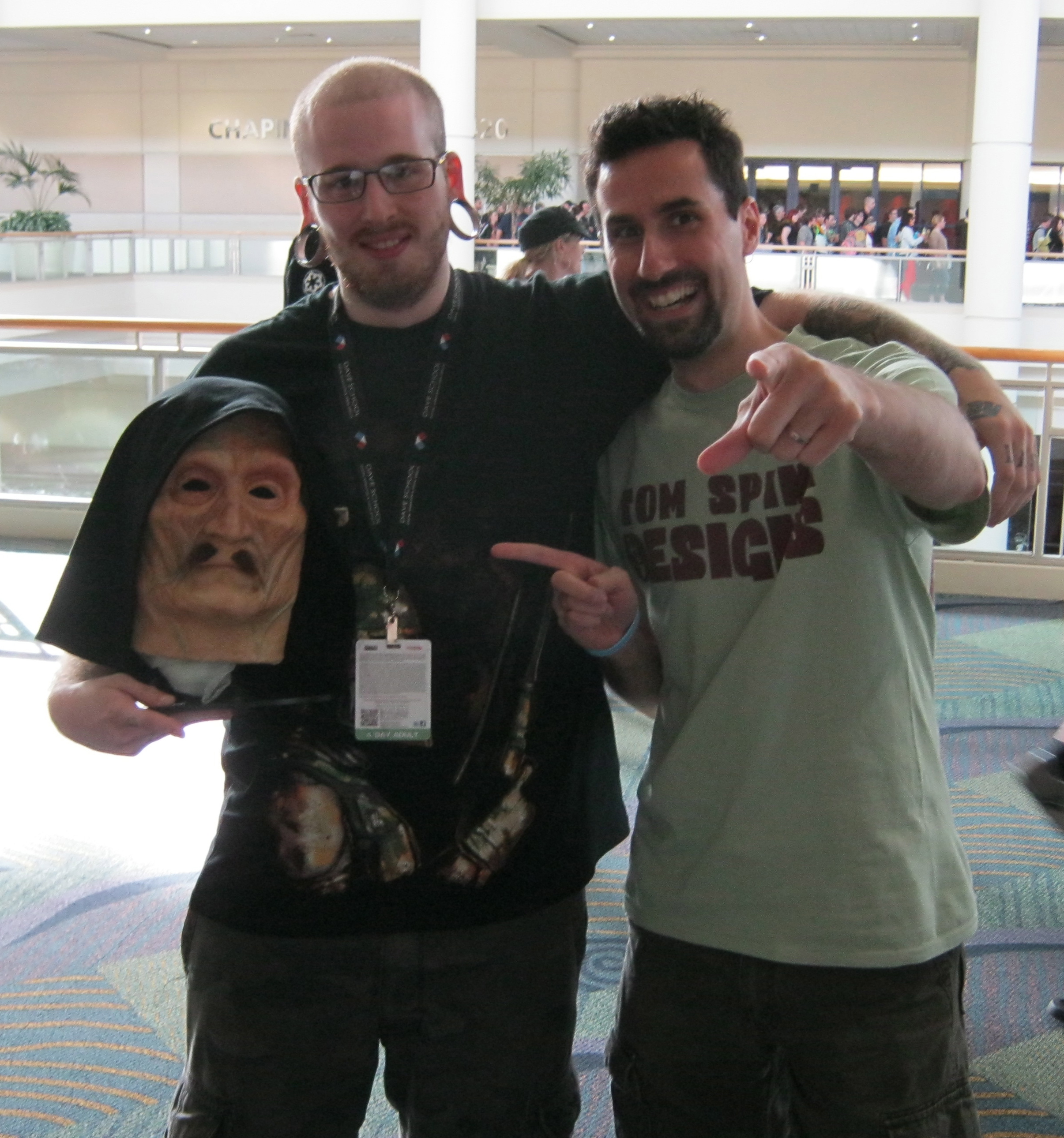 Braconnor Bakiska was partially named after Brandon Connors (left) at Celebration VI.