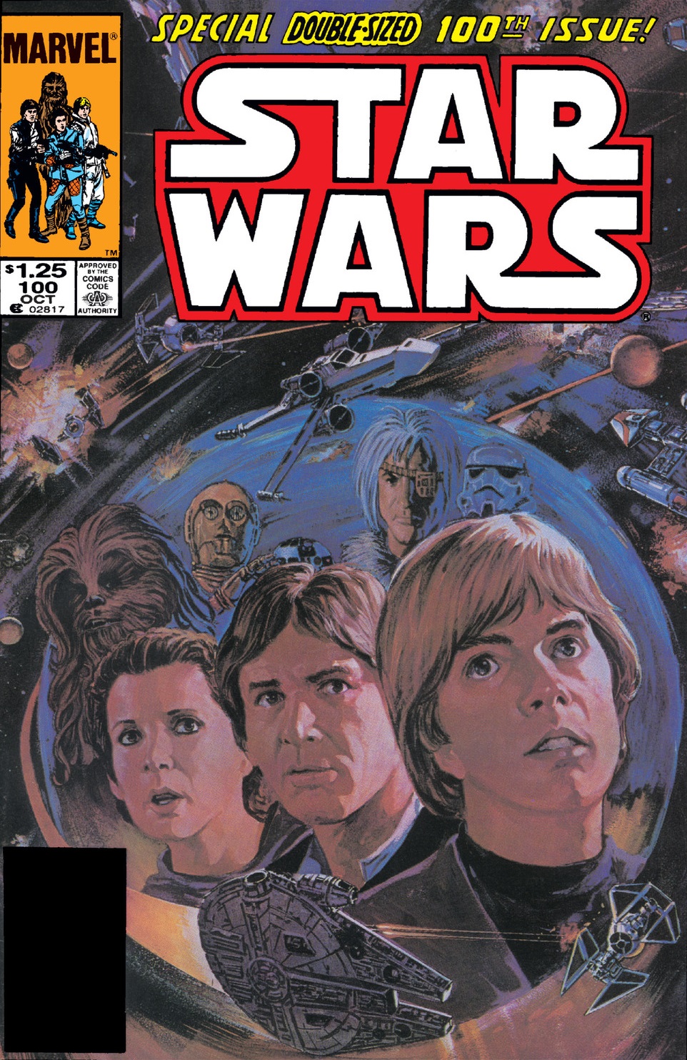 Star Wars (1977) 100 appearance in Common Appearance