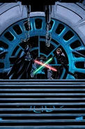 Return of the Jedi 40th Anniversary variant cover "Duel Between Father and Son"